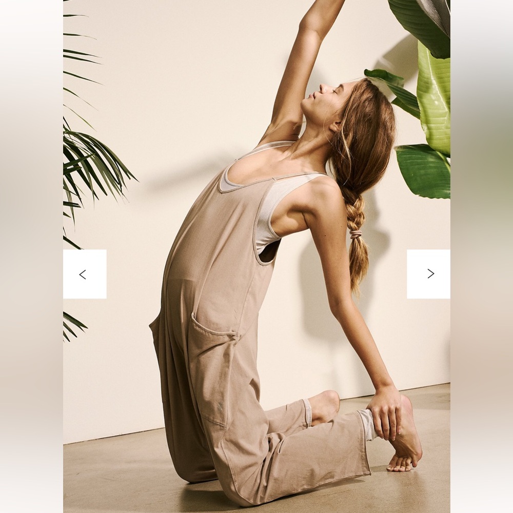 Free People Hot Shot Onesie in Mocha Latte